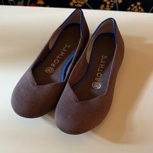 Rothy's Purple Rounded Toe Flats, Size 7